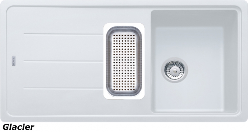 Franke Basis BFG 651 Fragranit DuraKleen Plus color Glacier, 114.0256.626