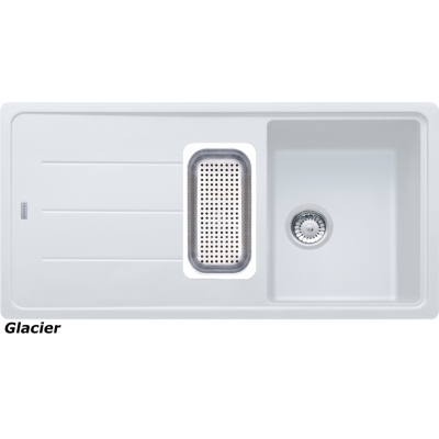 Franke Basis BFG 651 Fragranit DuraKleen Plus color Glacier, 114.0256.626