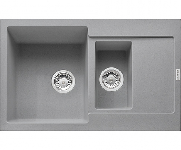 Franke Maris MRG 651-78 Fragranit+, push button valve, color stone gray, 114.0477.302