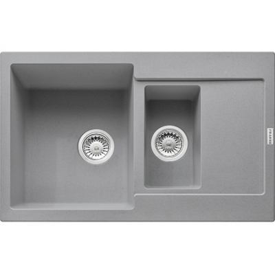 Franke Maris MRG 651-78 Fragranit+, push button valve, color stone gray, 114.0477.302