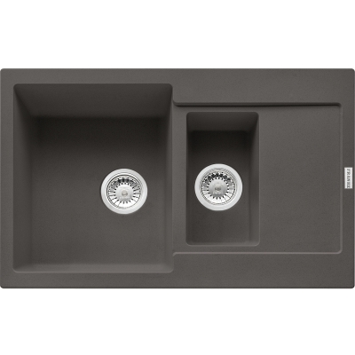 Franke Maris MRG 651-78 Fragranit+, push button valve, color slate gray, 114.0723.976