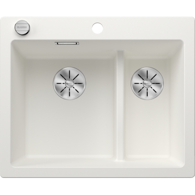 Blanco Pleon 6 Split built-in sink, Silgranit, color white, 521693