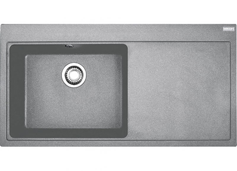 Franke Mythos MTG 611-100 Fragranit DuraKleen Plus, раковина слева, цвет «серый камень», 114.0477.000