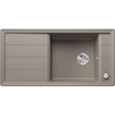 Blanco Faron XL 6 S, Silgranit, color tartufo, without drain remote control, 524810