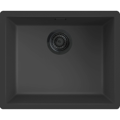 Reginox Verona 50, built-in granite sink, color nero black, R40294