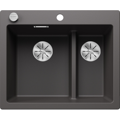 Blanco Pleon 6 Split built-in sink, Silgranit, color anthracite, 521689