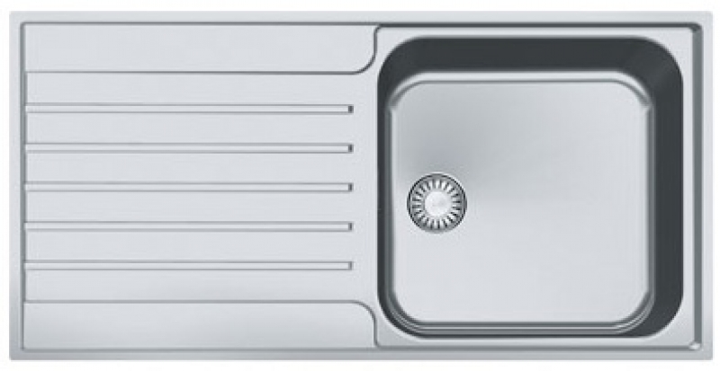 Franke Argos AGX 211-100 G SlimTop, плоский край, гладкая нержавеющая сталь, 127.0380.396