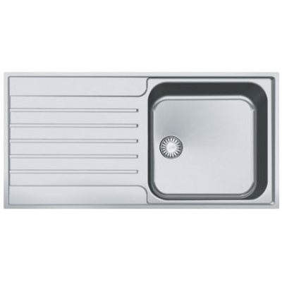 Franke Argos AGX 211-100 G SlimTop, flat edge, smooth stainless steel, 127.0380.396