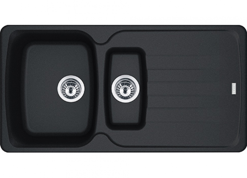 Встраиваемая мойка Franke Antea AZG 651 Fragranit+, цвет Оникс, 114.0477.967