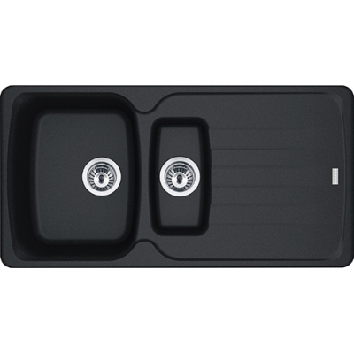 Franke Antea AZG 651 built-in sink Fragranit+, color Onyx, 114.0477.967