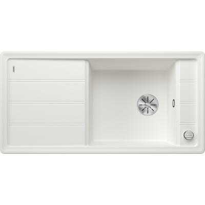 Blanco Faron XL 6 S, Silgranit, color white, without drain remote control, 524807