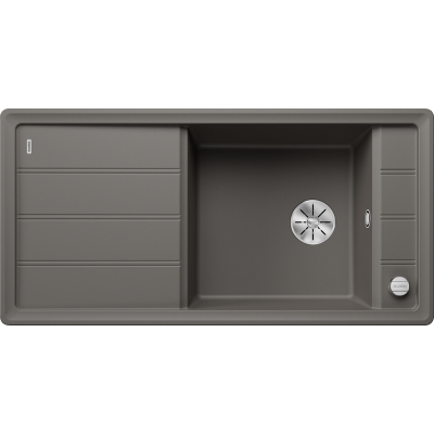 Blanco Faron XL 6 S, Silgranit, color volcano gray, without drain remote control, 527265