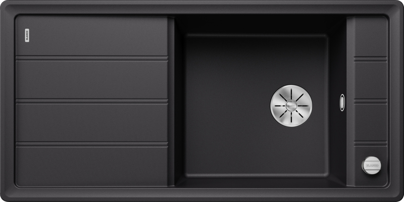 Blanco Faron XL 6 S, Silgranit, цвет черный, без пульта слива, 525896