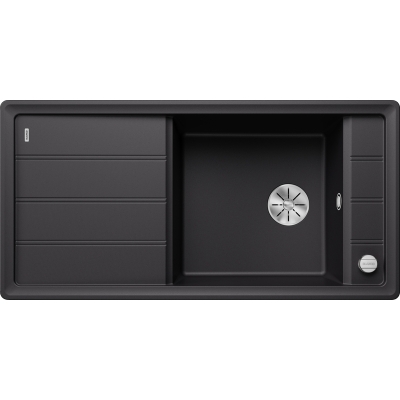 Blanco Faron XL 6 S, Silgranit, color black, without drain remote control, 525896