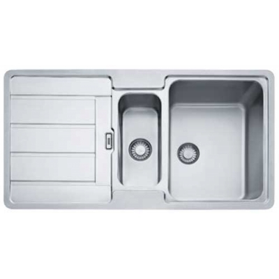 Franke Hydros HDX 254 built-in sink - SlimTop, push button valve, 127.0378.733
