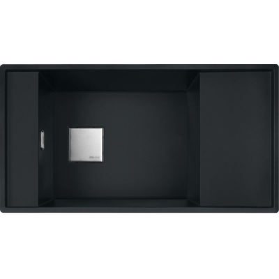Franke Fresno FSG 611 Fragranit DuraKleen Plus, color matt black, 114.0627.323