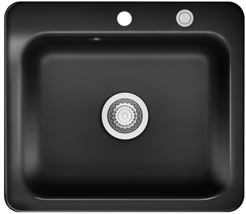 Systemceram KeraDomo JUNA 57 в цвете Nero (глянцевый), гарантия 5 лет.