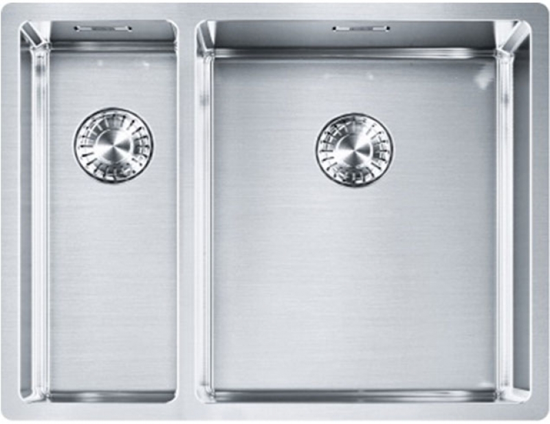 Franke Box BXX 160-34-16 / BXX 260-34-160 встраиваемая мойка - SlimTop, запорный клапан, 127.0375.279