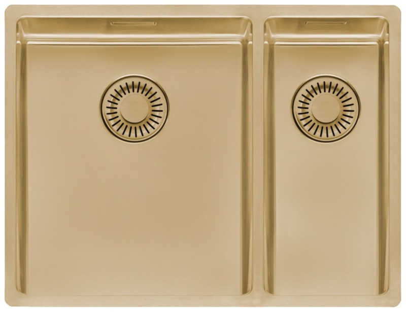 Reginox New York 34 x 40 + 18 x 40, мойка из нержавеющей стали, цвет золото II, R39229