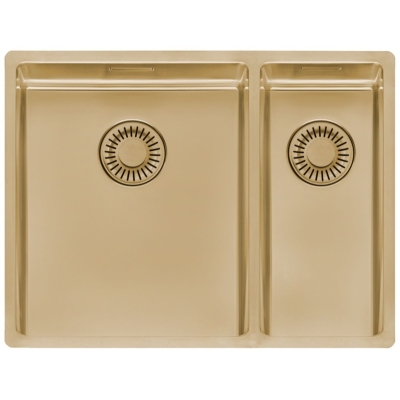 Reginox New York 34 x 40 + 18 x 40, stainless steel sink, color gold II, R39229