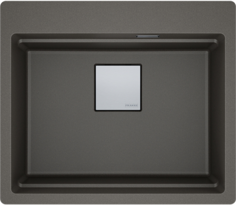 Franke Kubus 2 Pro KNG Pro 610-53 Встраиваемая мойка, Фрагранит, цвет шиферно-серый, 114.0747.227