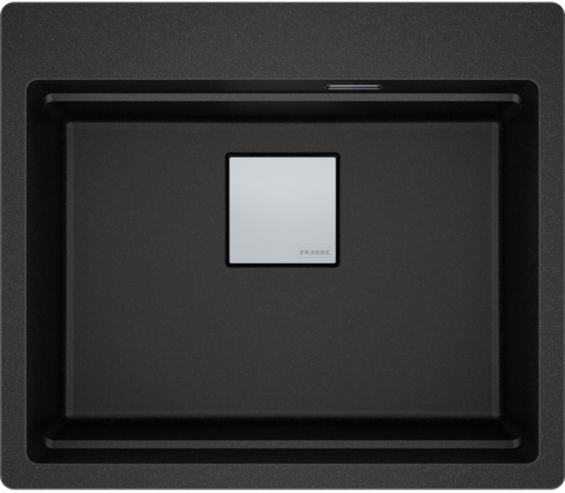 Franke Kubus 2 Pro KNG Pro 610-53 Sisseehitatud valamu, Fragranite, värvus Onyx, 114.0747.226