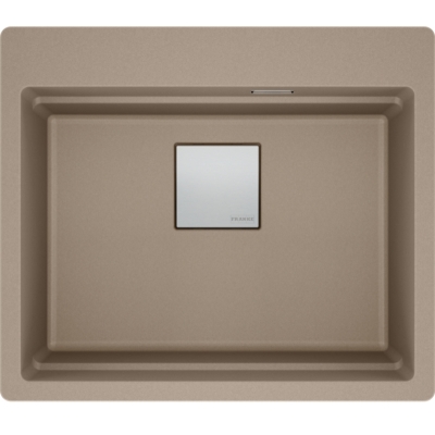 Franke Kubus 2 Pro KNG Pro 610-53 A built-in sink, Fragranite, color Cashmere, 114.0747.230