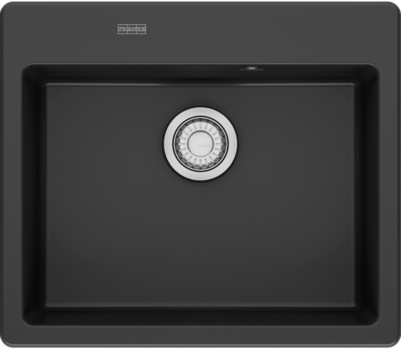 Franke Mythos X MYK 610-52 A, Fraceram ceramic sink, color matt anthracite, 124.0747.160