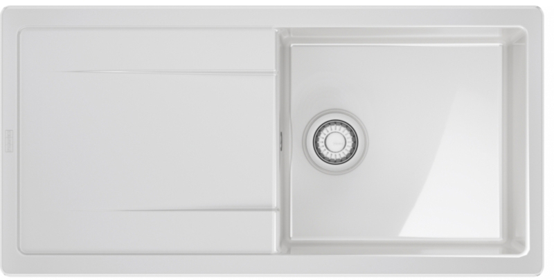 Franke Maris X MXK 611-100, Fraceram keraamiline valamu, värvus Glacier läikiv, 124.0744.936