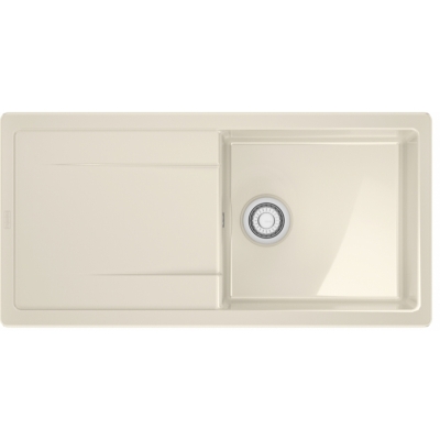 Franke Maris X MXK 611-100, Fraceram ceramic sink, color Magnolia glossy, 124.0744.937