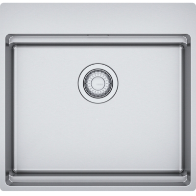 Franke Box Pro BXX PRO 210-50 A built-in sink, brushed stainless steel, push button valve, 127.0747.097