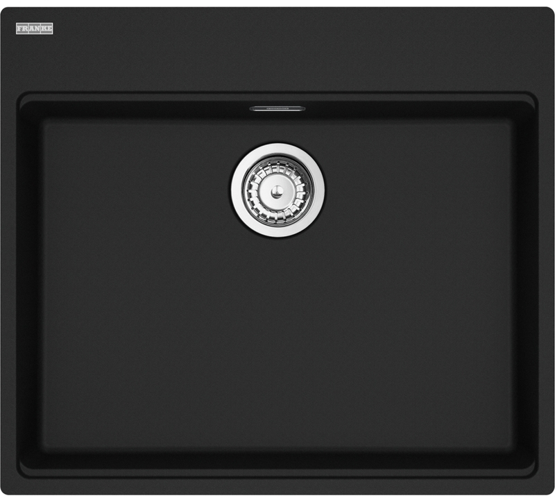 Franke Maris Care MRG 610-60 C, Встраиваемая мойка Fragranite, цвет Черный матовый, 114.0729.484