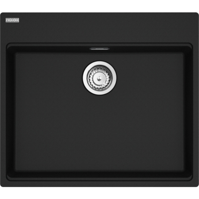 Franke Maris Care MRG 610-60 C, Fragranite built-in sink, color Black Matt, 114.0729.484