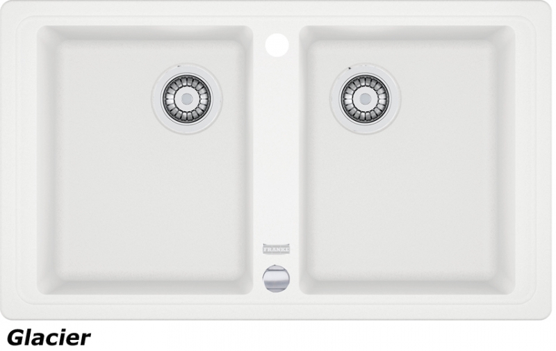 Franke Basis BFG 620 Fragranit DuraKleen Plus color Glacier, 114.0302.016