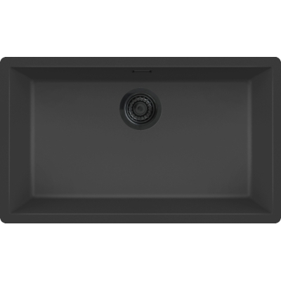 Reginox Verona 70, built-in granite sink, color nero black, R40300