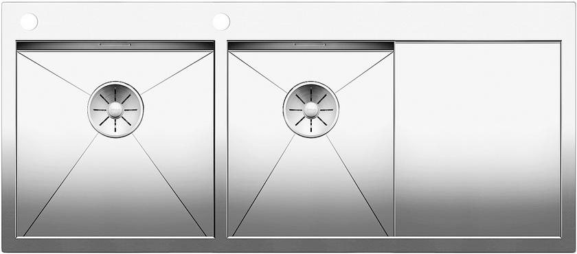 Blanco Zerox 8S-IF, Steelart, main basin on the left, InFino drain, 521650