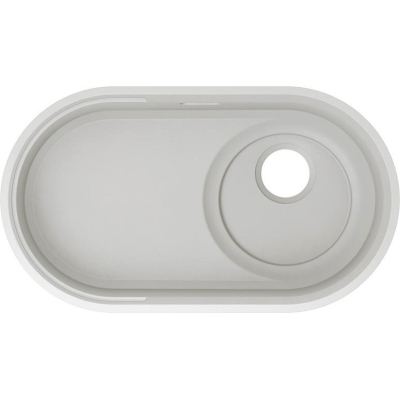 Blanco Oovalon 700-IF Velgranit built-in sink flat edge, cloud white, 527992