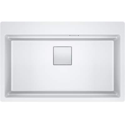 Franke Kubus 2 Pro KNG Pro 610-73 A built-in sink, Fragranite, color Glacier, 114.0747.285