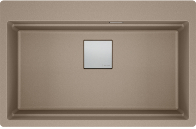 Franke Kubus 2 Pro KNG Pro 610-73 Sisseehitatud kraanikauss, Fragranite, värvus Cashmere, 114.0747.286