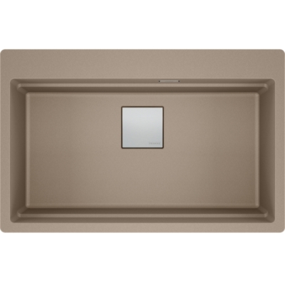 Franke Kubus 2 Pro KNG Pro 610-73 A built-in sink, Fragranite, color Cashmere, 114.0747.286