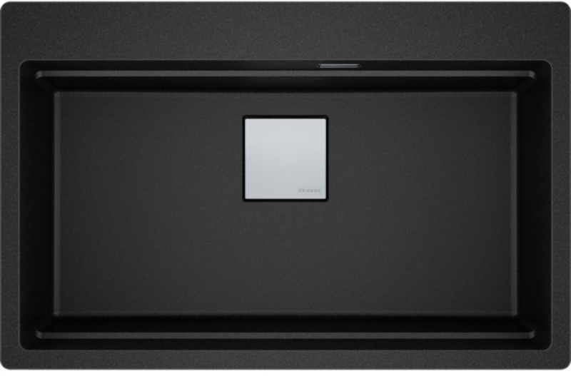 Franke Kubus 2 Pro KNG Pro 610-73 Sisseehitatud kraanikauss, Fragranite, värvus Onyx, 114.0747.282