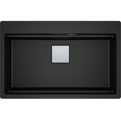 Franke Kubus 2 Pro KNG Pro 610-73 A built-in sink, Fragranite, color Onyx, 114.0747.282