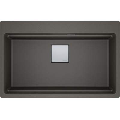 Franke Kubus 2 Pro KNG Pro 610-73 A built-in sink, Fragranite, color slate gray, 114.0747.283