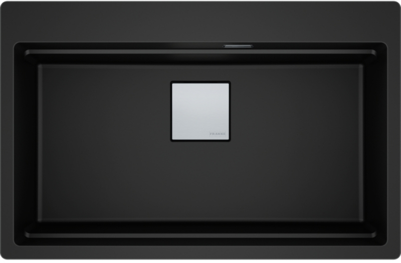Franke Kubus 2 Pro KNG Pro 610-73 Sisseehitatud valamu, Fragranite, värvus Must Matt, 114.0747.281