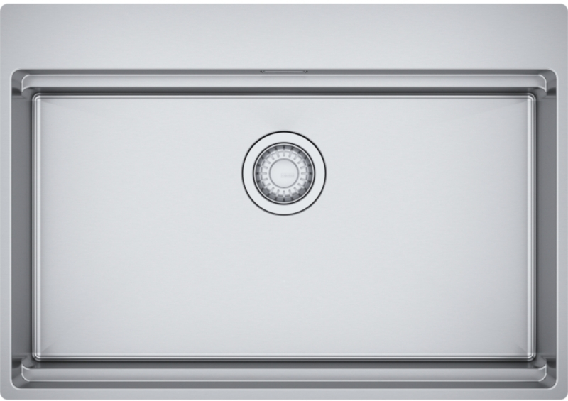 Franke Box Pro BXX PRO 210-70 Sisseehitatud valamu, harjatud roostevaba teras, nuppklapp, 127.0747.098