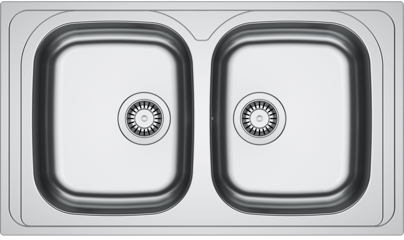 Franke Spark SKX 620-34-34 sisseehitatud valamu sile roostevaba teras, pööratav, 101.0714.950