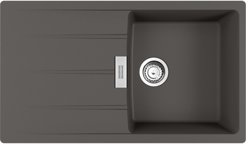 Franke Maris Centro CNG 211-86 Fragranite, цвет шиферно-серый, заподлицо, 135.0729.519