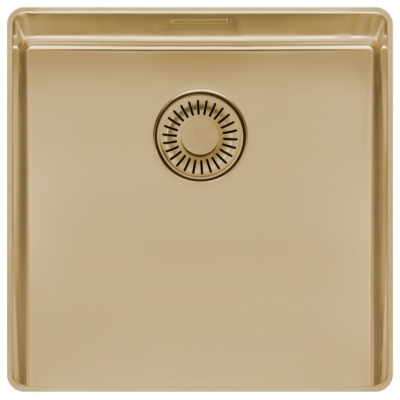 Reginox New York 40 x 40 Slim, раковина из нержавеющей стали, цвет золото II, R39526