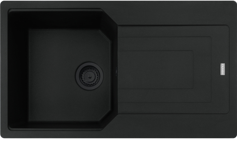 Franke Maris Urban UBG 211-86 Fragranite, värvus Must Matt- Black Collection, mahe, 135.0729.532