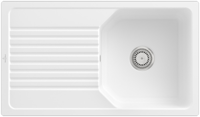 Villeroy &amp; Boch Linara 50 flat, color RW Stone White, Classicline